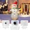 Glitzhome® 8ft. LED Lighted Icy Snowman Inflatable Décor